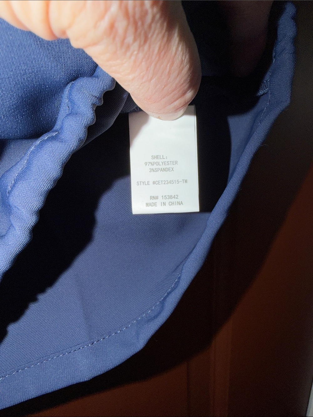 MELLODAY Navy Sleeveless Button-Front Tie-Hem Top - Picture 4 of 5